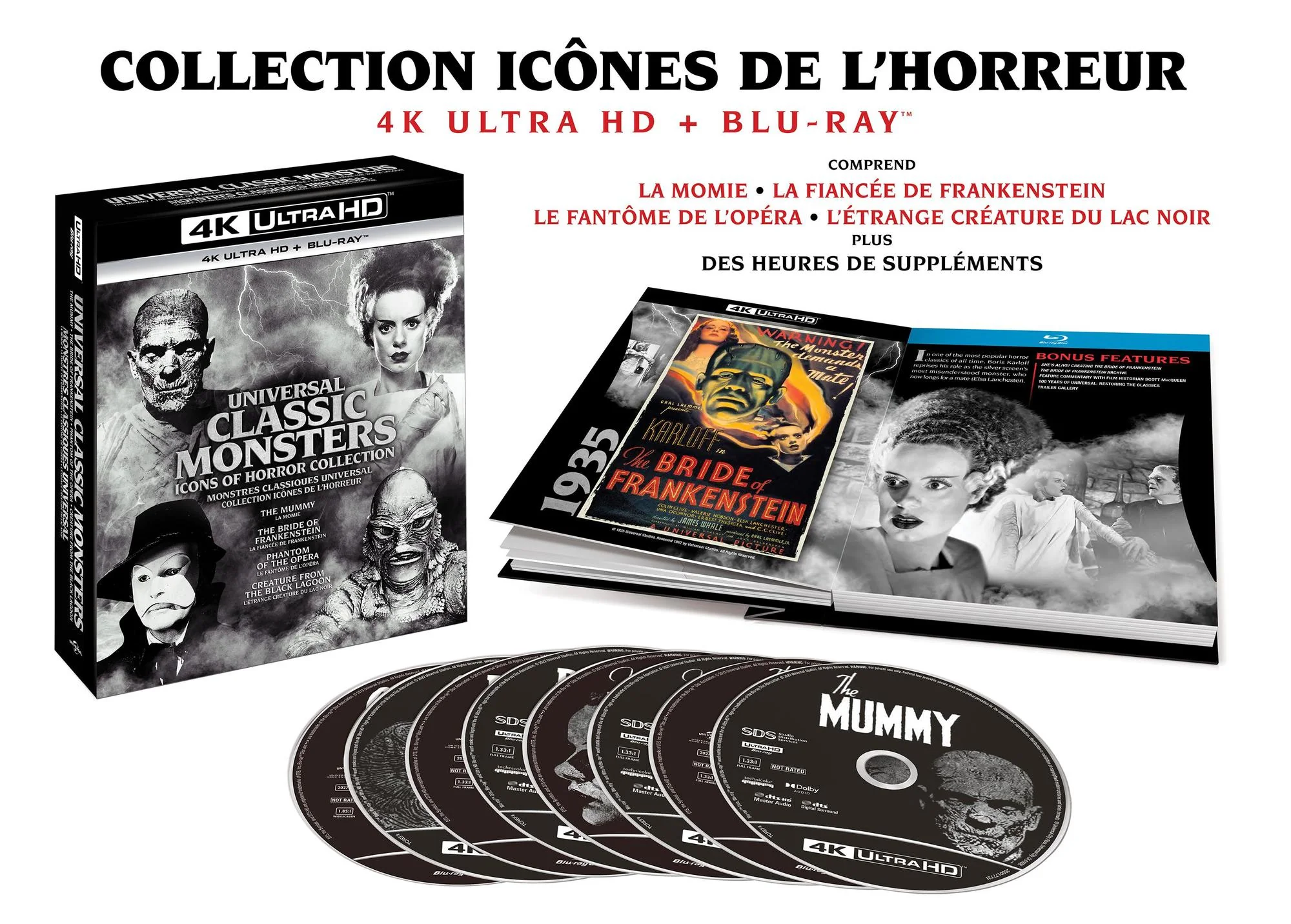 Universal Classic Monsters: Icons of Horror Collection (4K Ultra HD + Blu-ray) [UHD] - Image 3