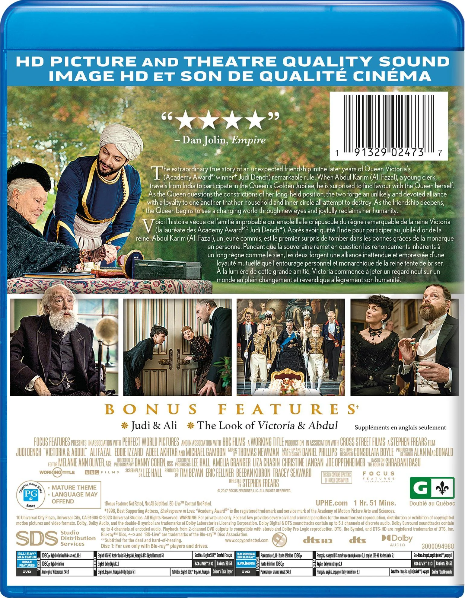 Victoria & Abdul (Blu-ray + DVD) [Blu-Ray] - Image 3