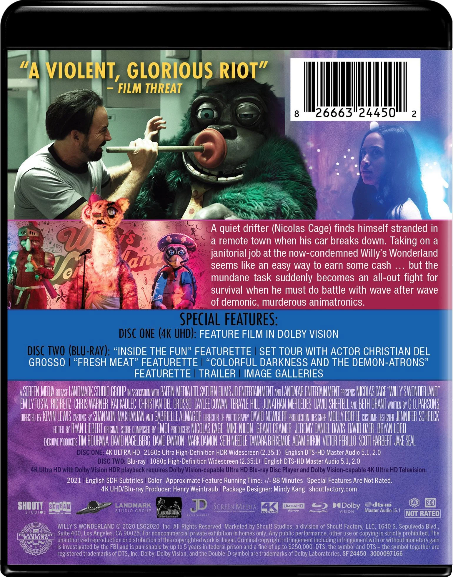 Willy's Wonderland (Collector's Edition) [UHD] - Image 3