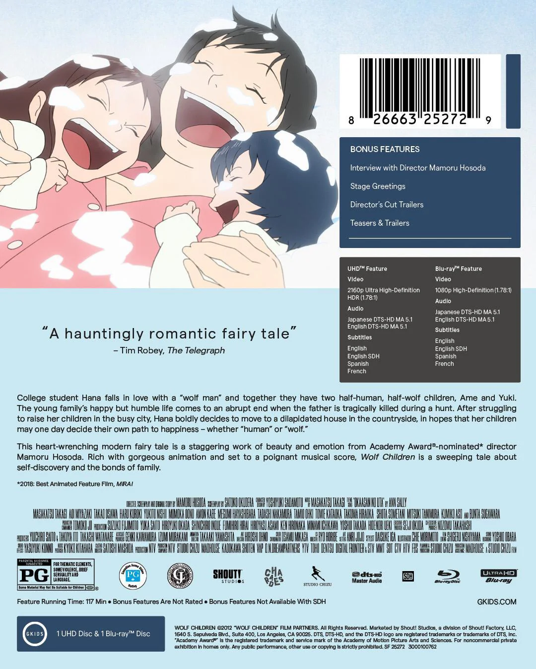 Wolf Children - Limited Edition Steelbook [UHD] - Image 3
