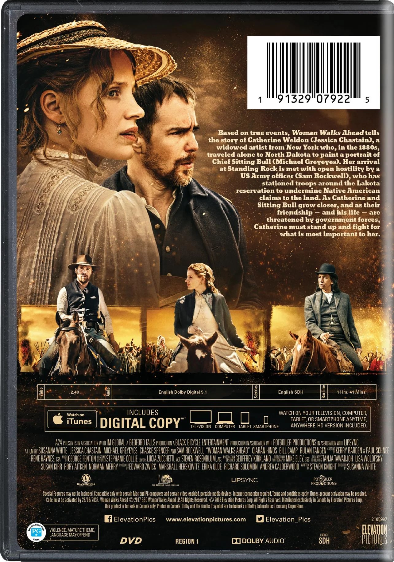 Woman Walks Ahead - DVD + Digital [DVD] - Image 3