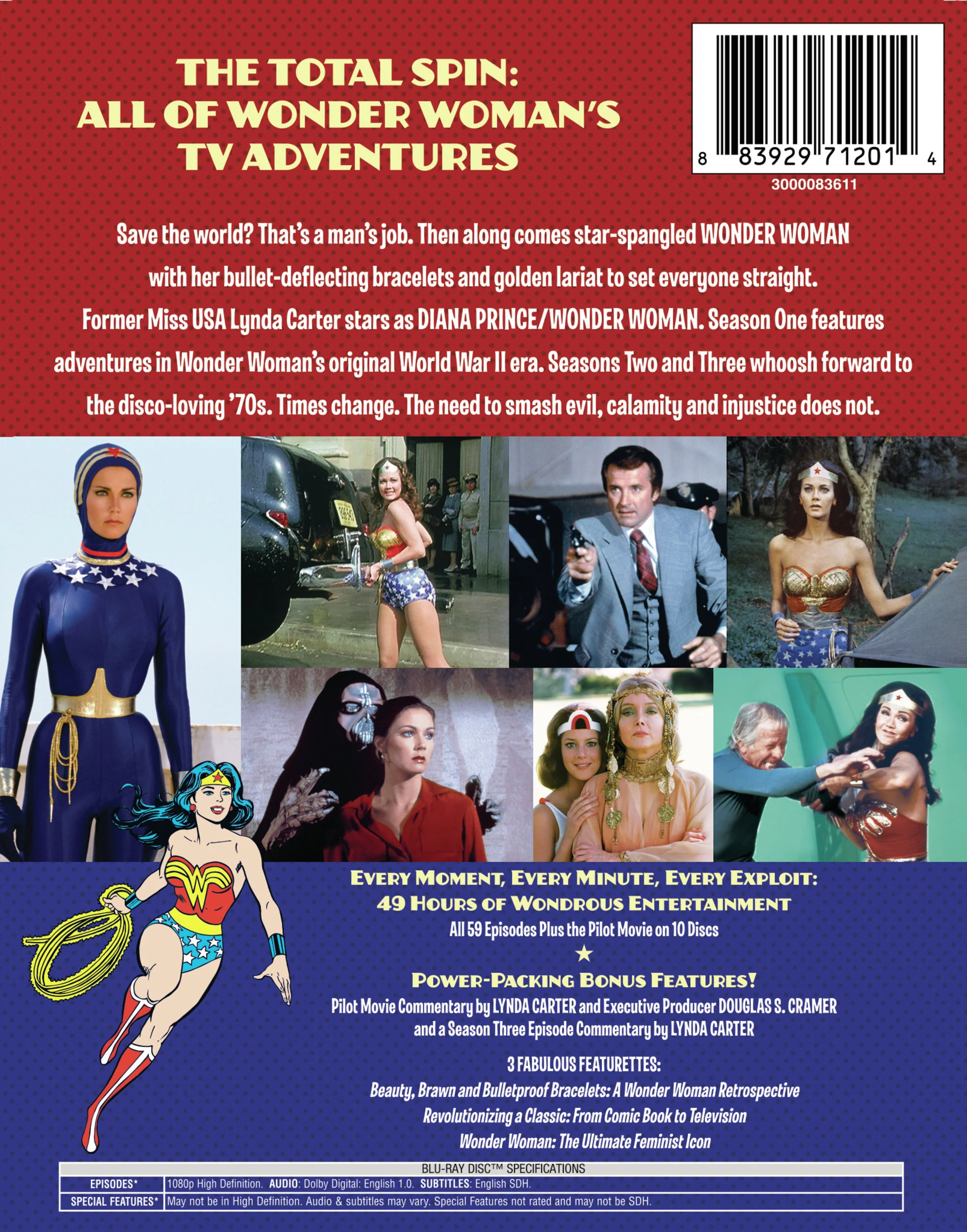 Wonder Woman: The Complete Collection (Box Set) [Blu-ray] - Image 3